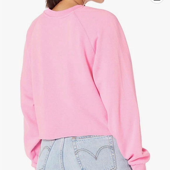 Levi's® NWT Laundry Day Raglan Cropped Crew Neck Sweatshirt Size Large - Picture 2 of 6